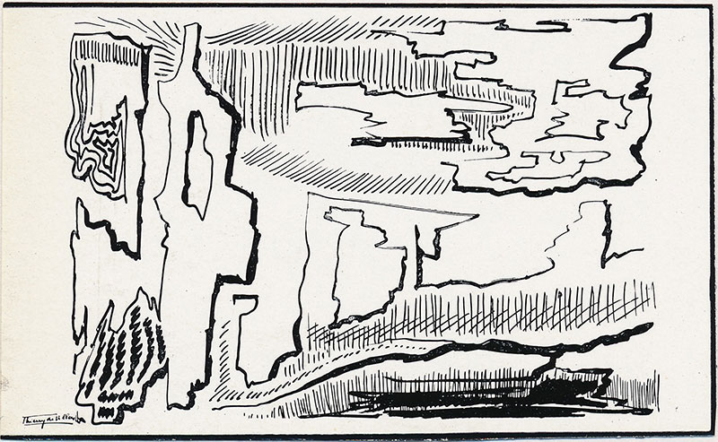 1961, encre de Chine